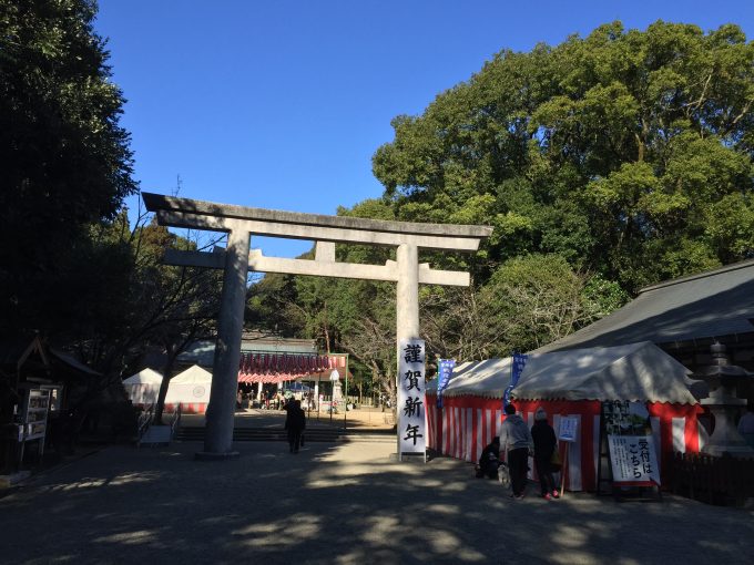 宮崎県護国神社の鳥居