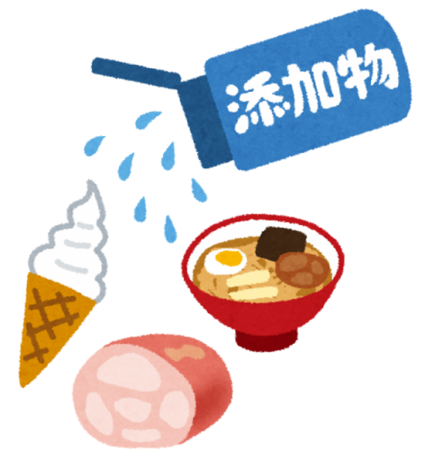 食品添加物のイラスト