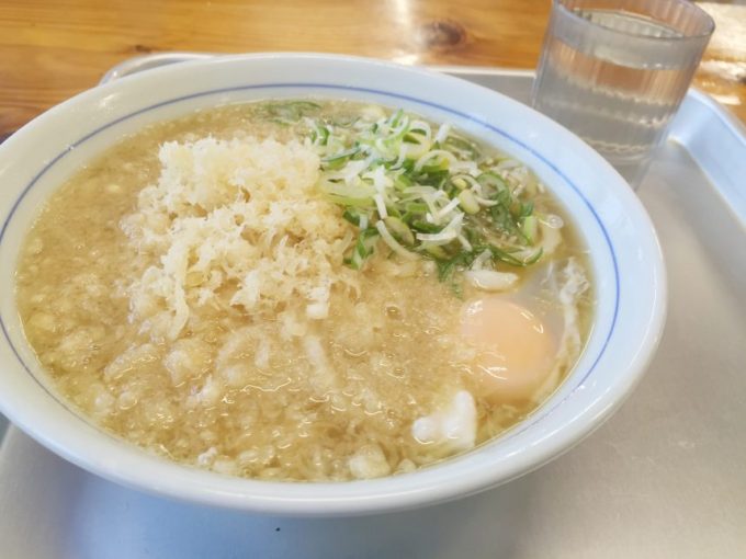 おくのうどんの天かうどん