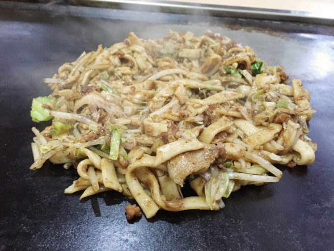 かわさきの焼きうどん