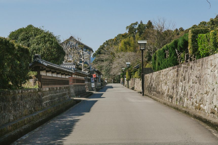 飫肥城下町の街並み