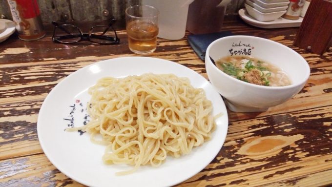 大盛麺を選んだつけ麺