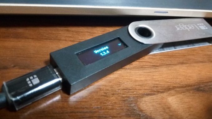 bitcoin cash アプリバージョン1.3.4（Ledger Nano S）