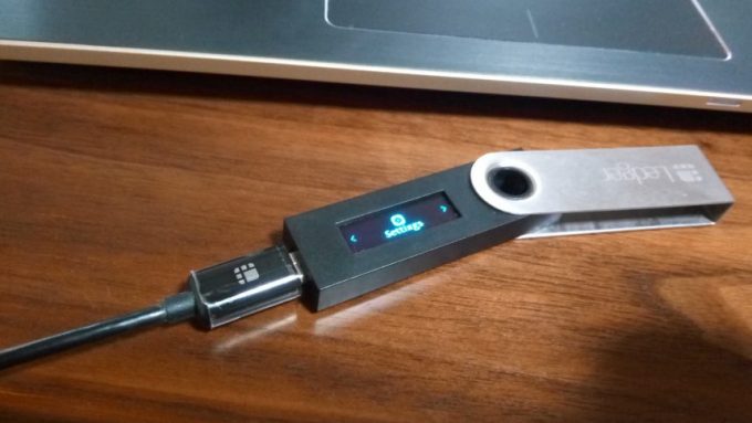 アプリを全消去してsettingだけに（Ledger Nano S）