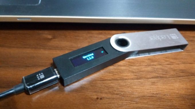 bitcoin cash アプリバージョン1.3.9（Ledger Nano S）