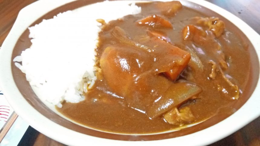 完成したグルテンフリーカレーアップ