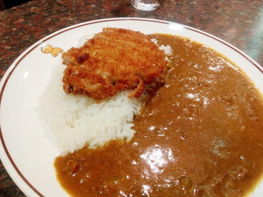 ガンジスカレーのカツカレー