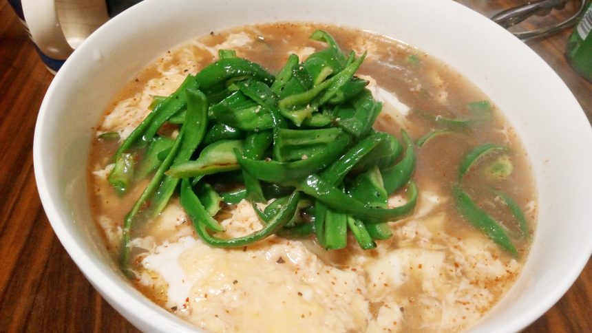 辛麺っぽく作ったグルテンフリー麺